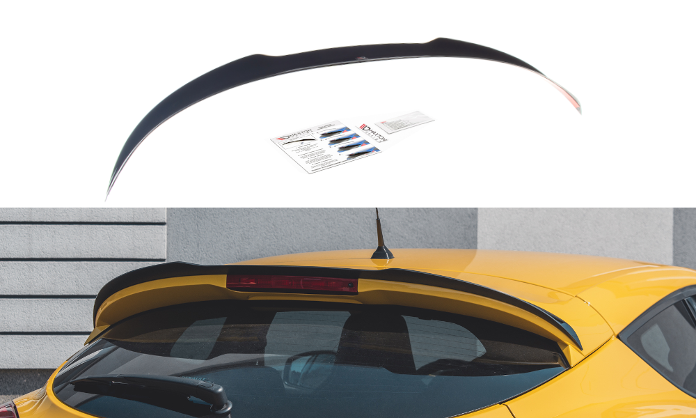 Spoiler CAP für Renault Megane 3 RS schwarz Hochglanz