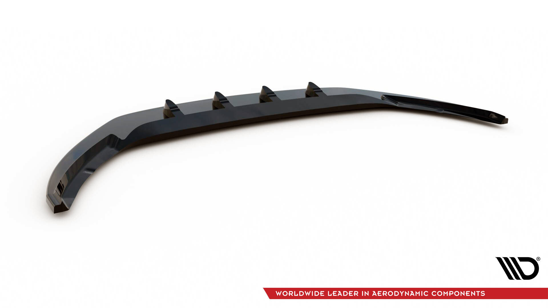 Street+ Spoilerlippe Front Ansatz V.3 passend für Skoda Superb Liftback / Combi Mk3 schwarz Hochglanz