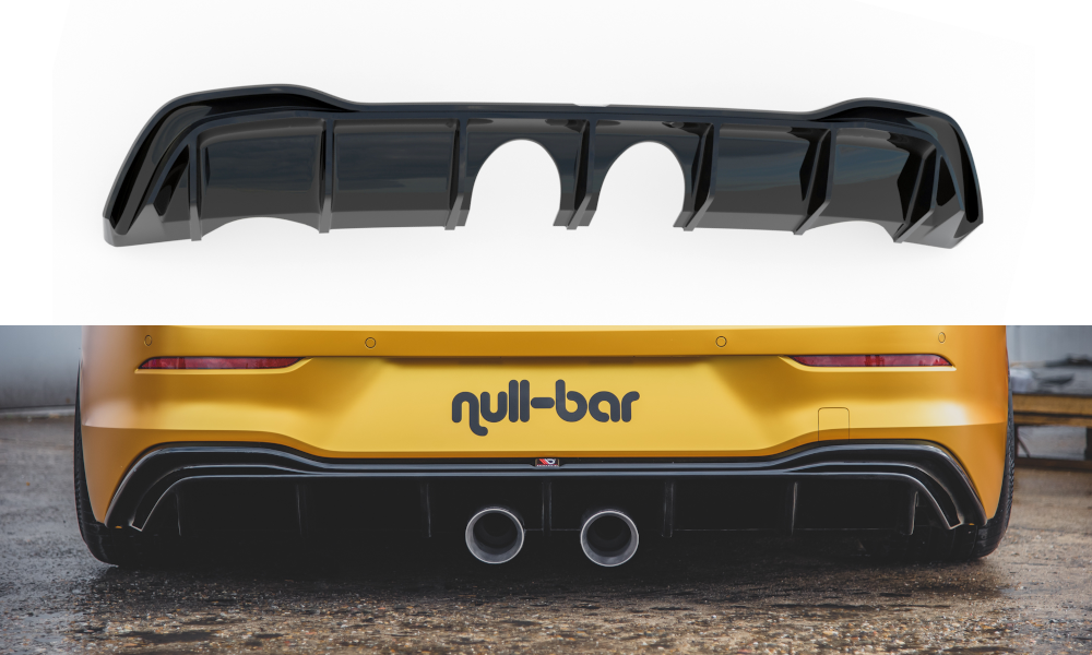 Diffusor Heck Ansatz für VW Golf Mk8 R32 Look