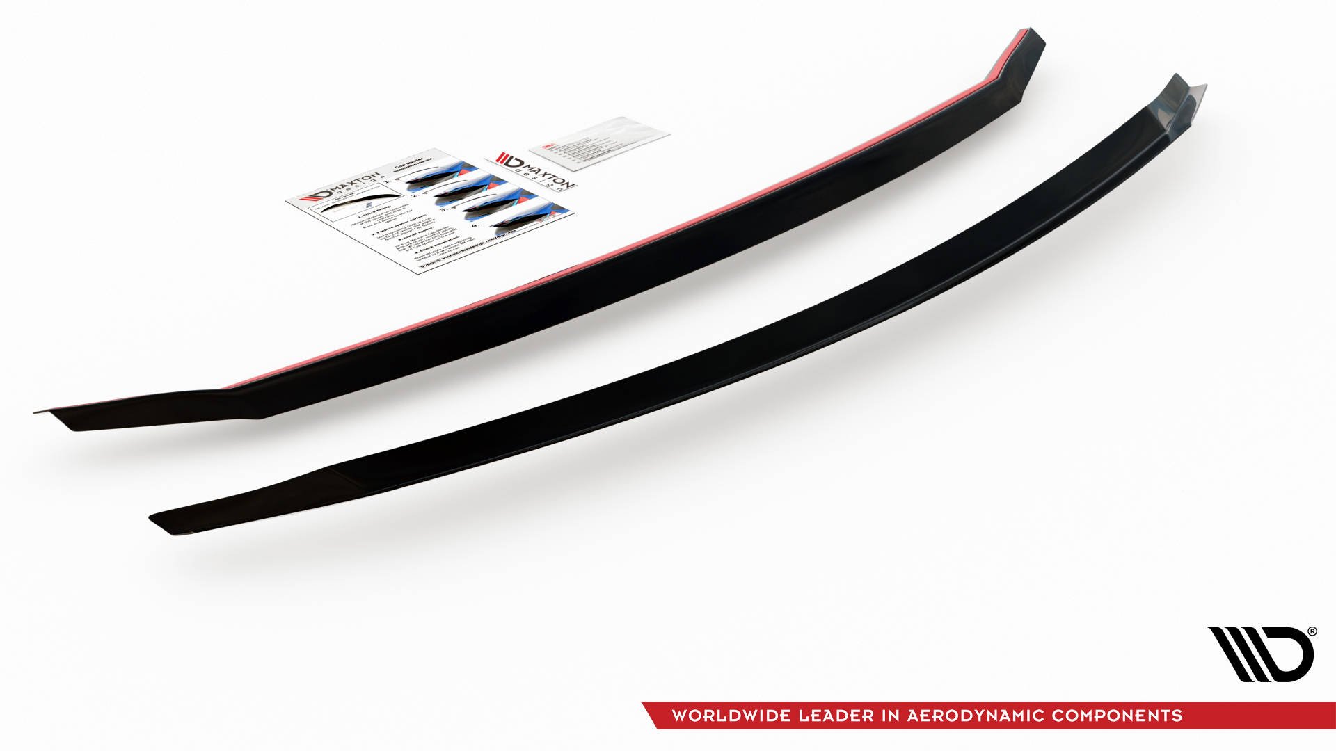 Spoiler CAP für Lexus LS Mk4 Facelift schwarz Hochglanz