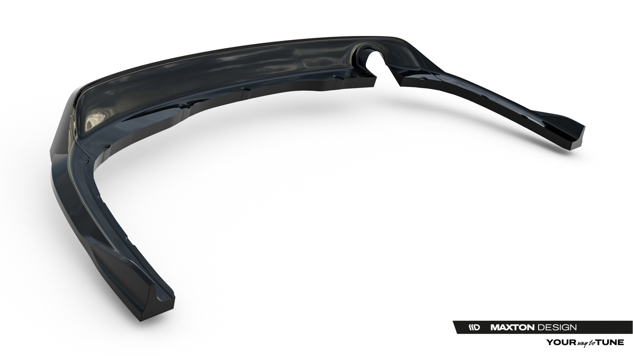 Diffusor Heckansatz passend für BMW 3er Sportline Limousine / Touring F30 / F31 schwarz Hochglanz