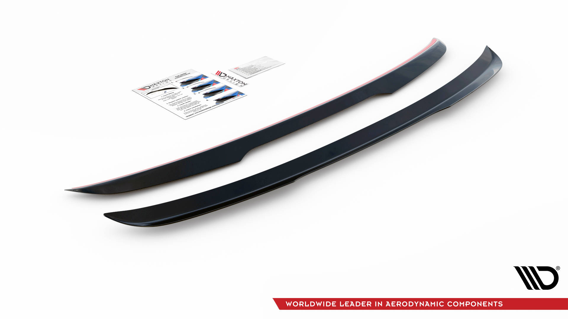 Heck Spoiler Aufsatz Abrisskante passend für Peugeot 508 GT Mk1 FL Carbon Look