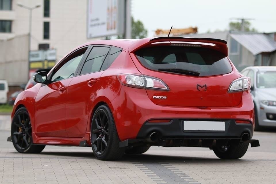 Diffusor Heck Ansatz für Heckschürze für MAZDA 3 MK2 MPS