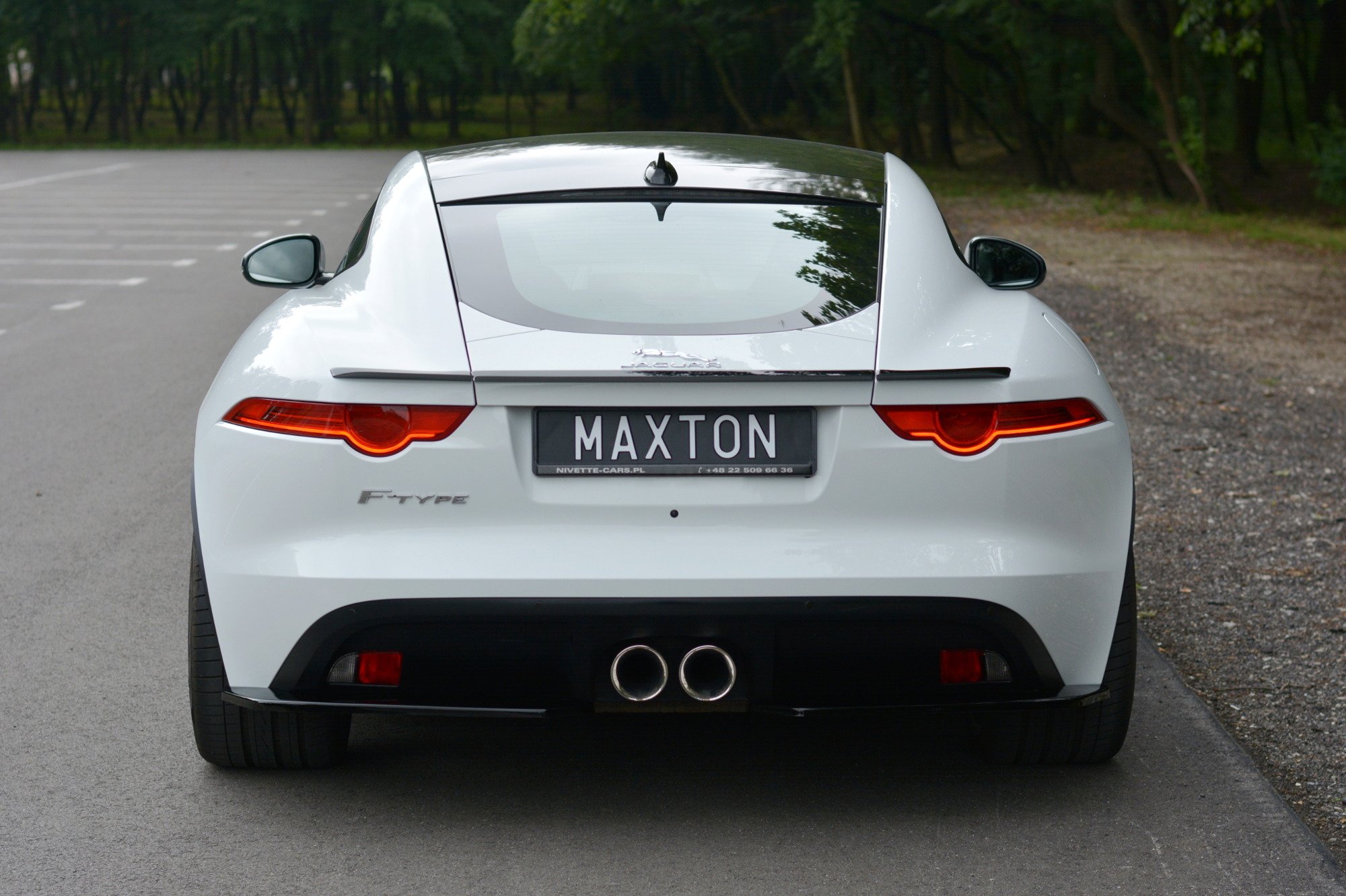Spoiler CAP für JAGUAR F-TYPE schwarz Hochglanz