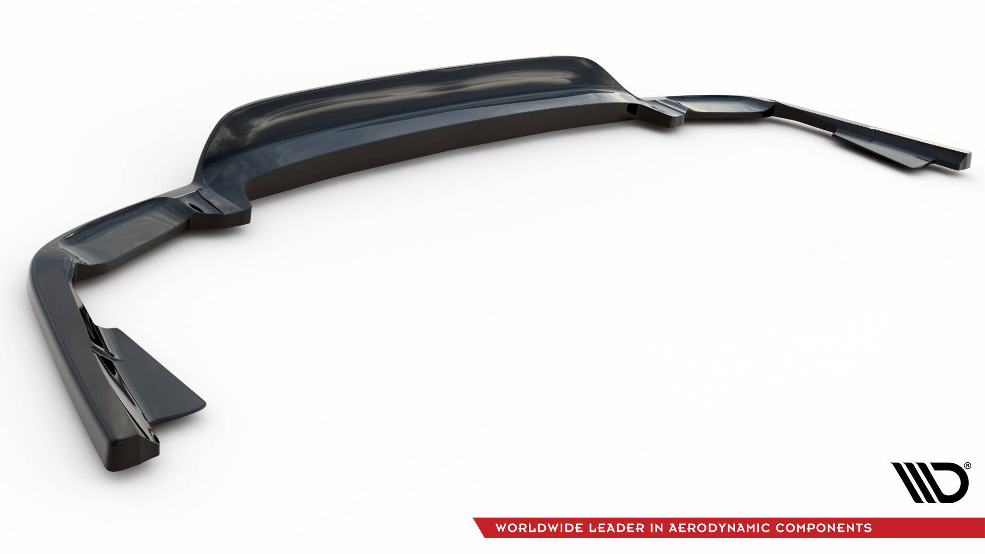 Street+ Mittlerer Diffusor RACE Heck Ansatz passend für Volvo XC60 Mk2 R-Design schwarz Hochglanz