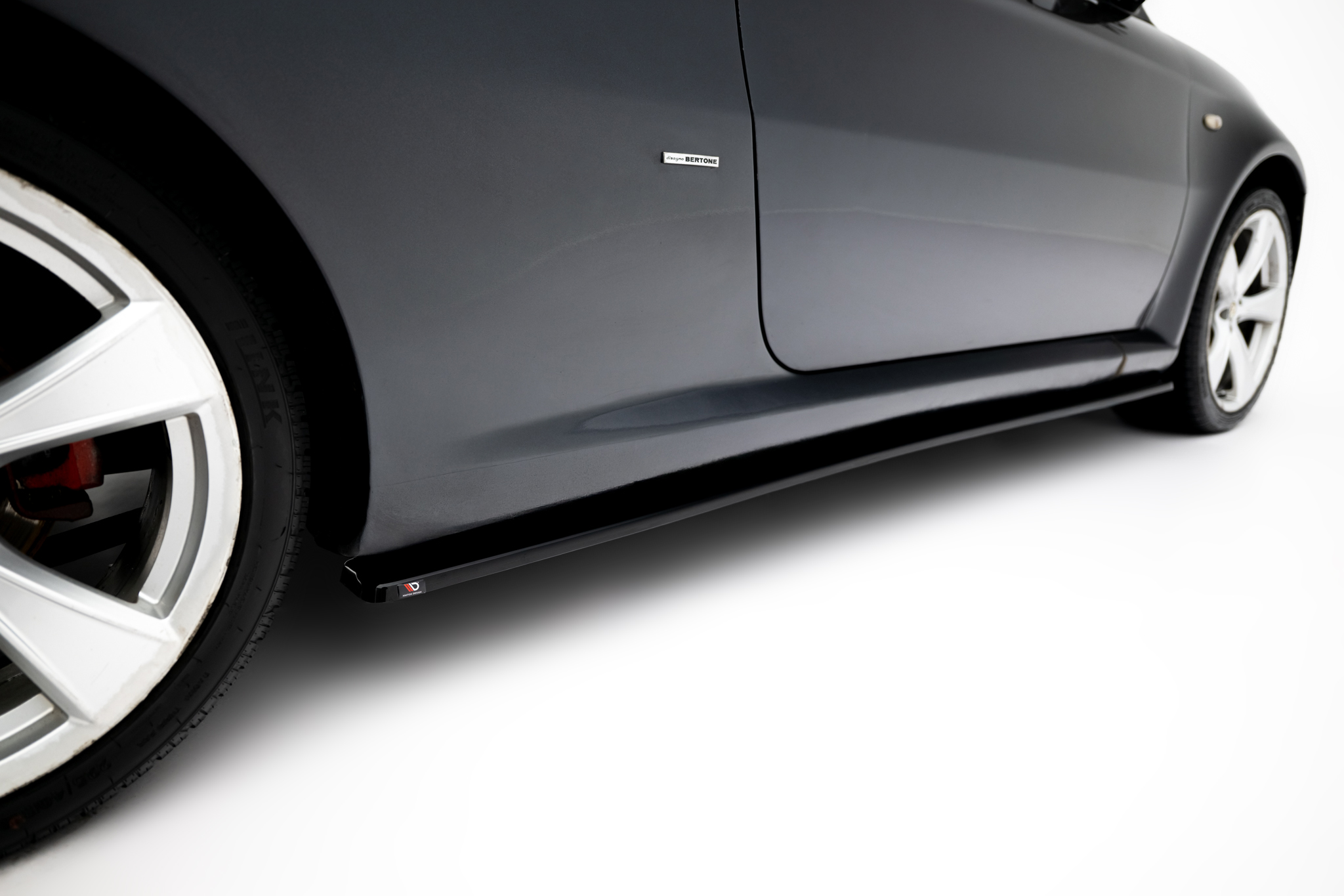 Seitenschweller Ansatz für Alfa Romeo GT schwarz Hochglanz