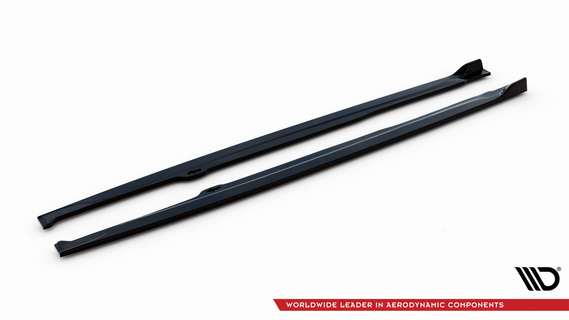 Seitenschweller Ansatz für Toyota Corolla XII Hatchback schwarz Hochglanz