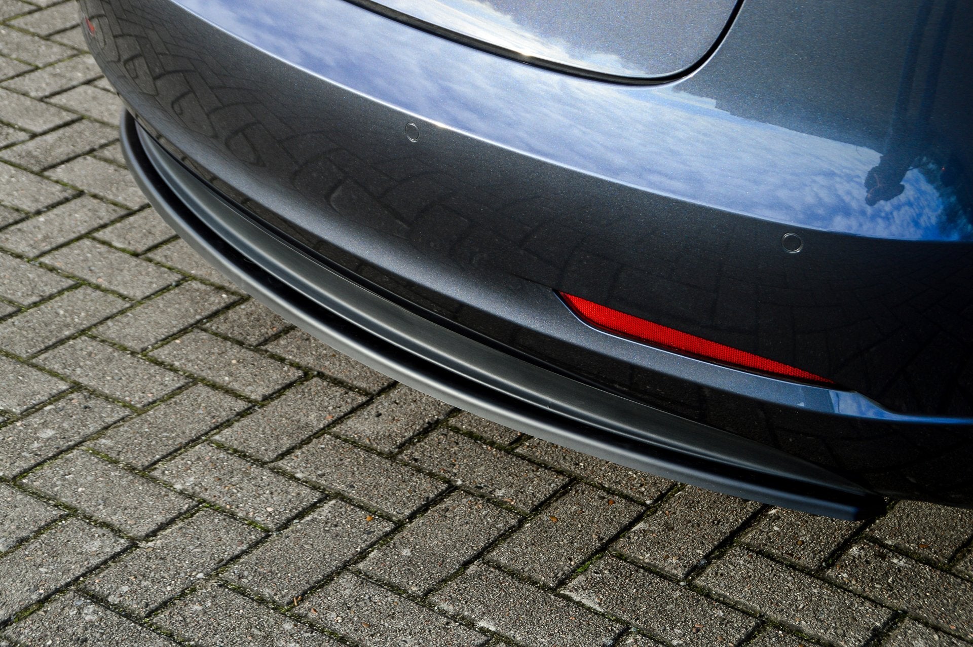 CUP Heckspoilerlippe für Tesla Model 3 ab Bj. 2017- Schwarz Matt