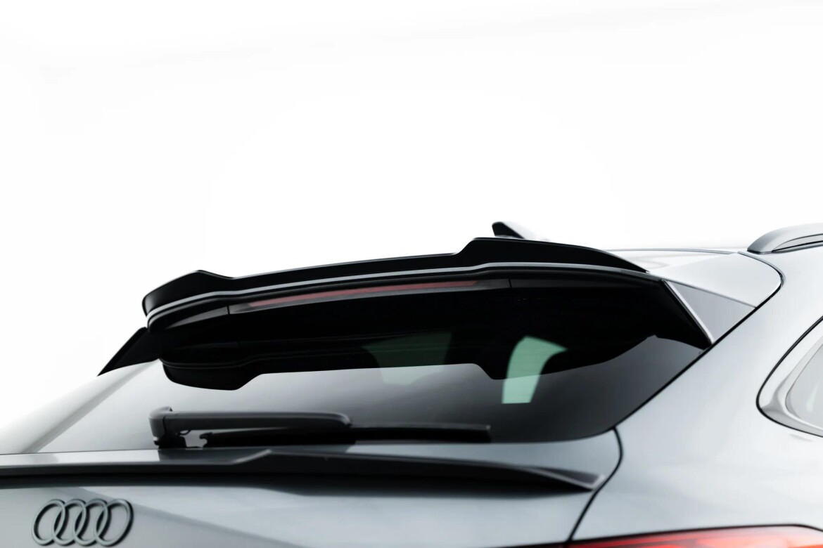 Oberer Heckspoiler Lippe passend für Audi SQ5 / Q5 S-Line Sportback Mk3 schwarz Hochglanz