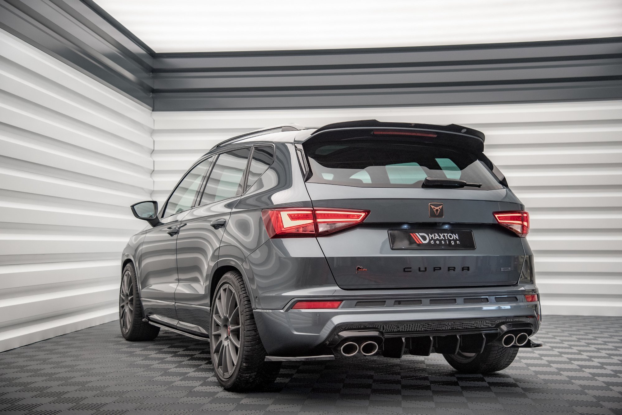 Heckspoiler Lippe passend für CUPRA Ateca Mk1 / Mk1 FL schwarz Hochglanz