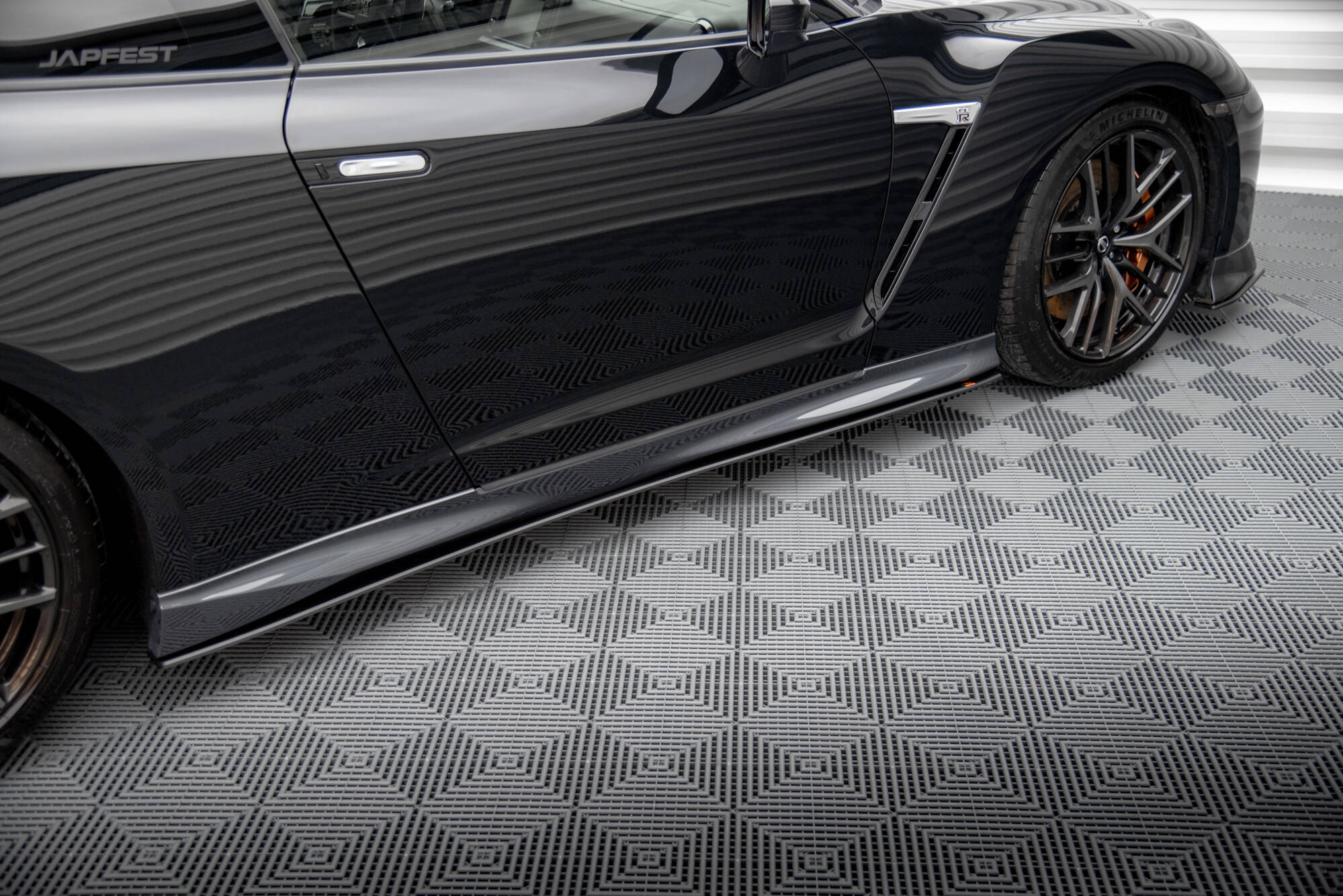 Street Pro Seitenschweller Leisten passend für Nissan GTR R35 FL