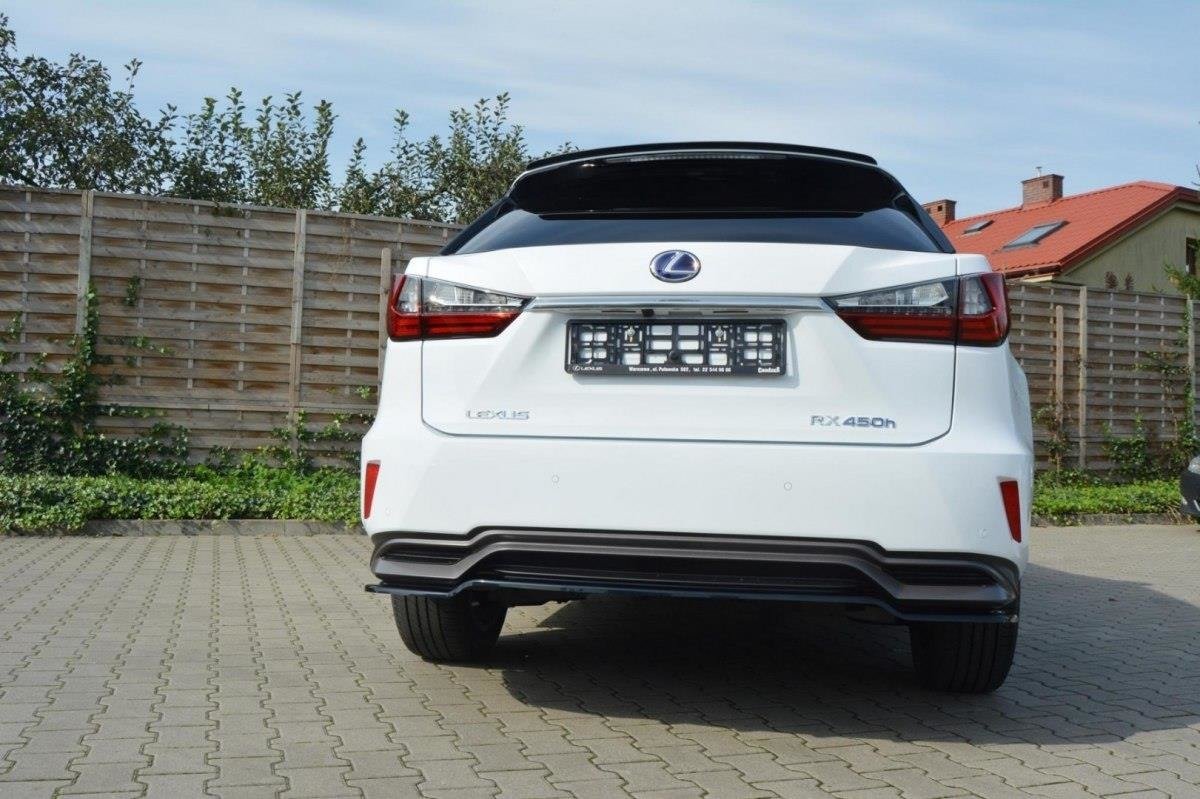 Heckansatz Lexus RX Mk4 H schwarz Hochglanz