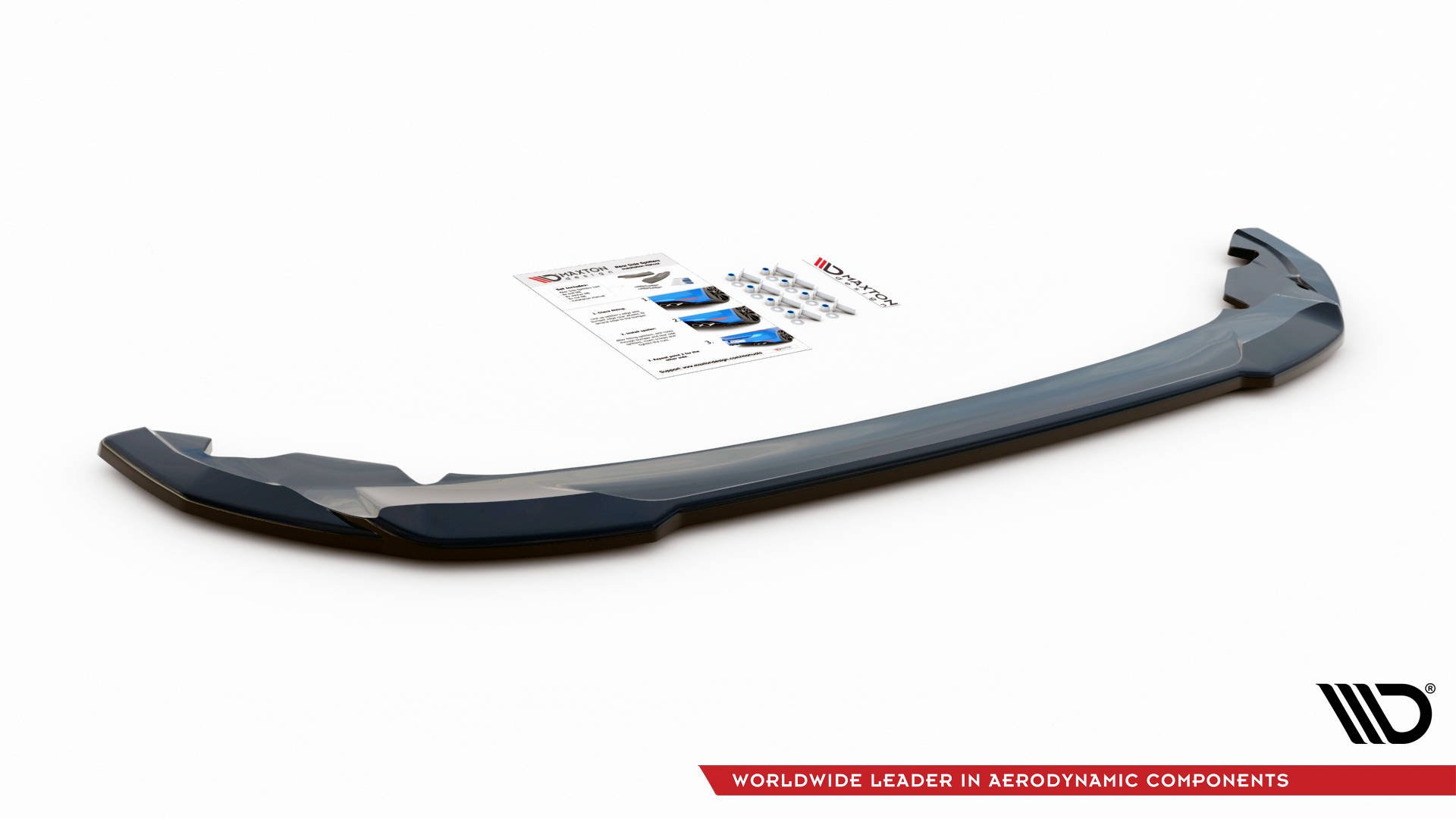 Street+ Mittlerer Diffusor Heck Ansatz passend für Seat Leon FR Hatchback Mk4 schwarz Hochglanz