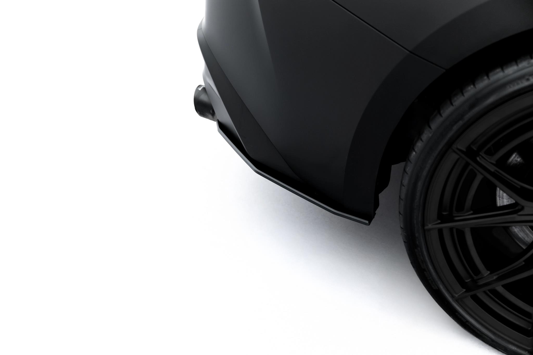 Diffusor Flaps passend für Lexus IS 500 Mk3 Facelift 2 XE30 schwarz matt
