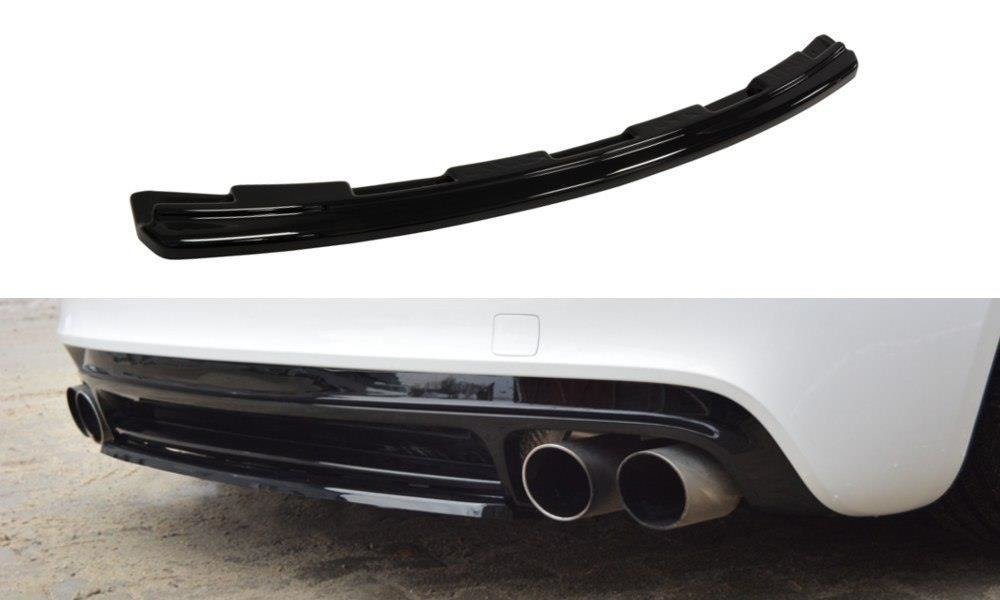Mittlerer Diffusor Heck Ansatz für AUDI TT MK2 RS Carbon Look