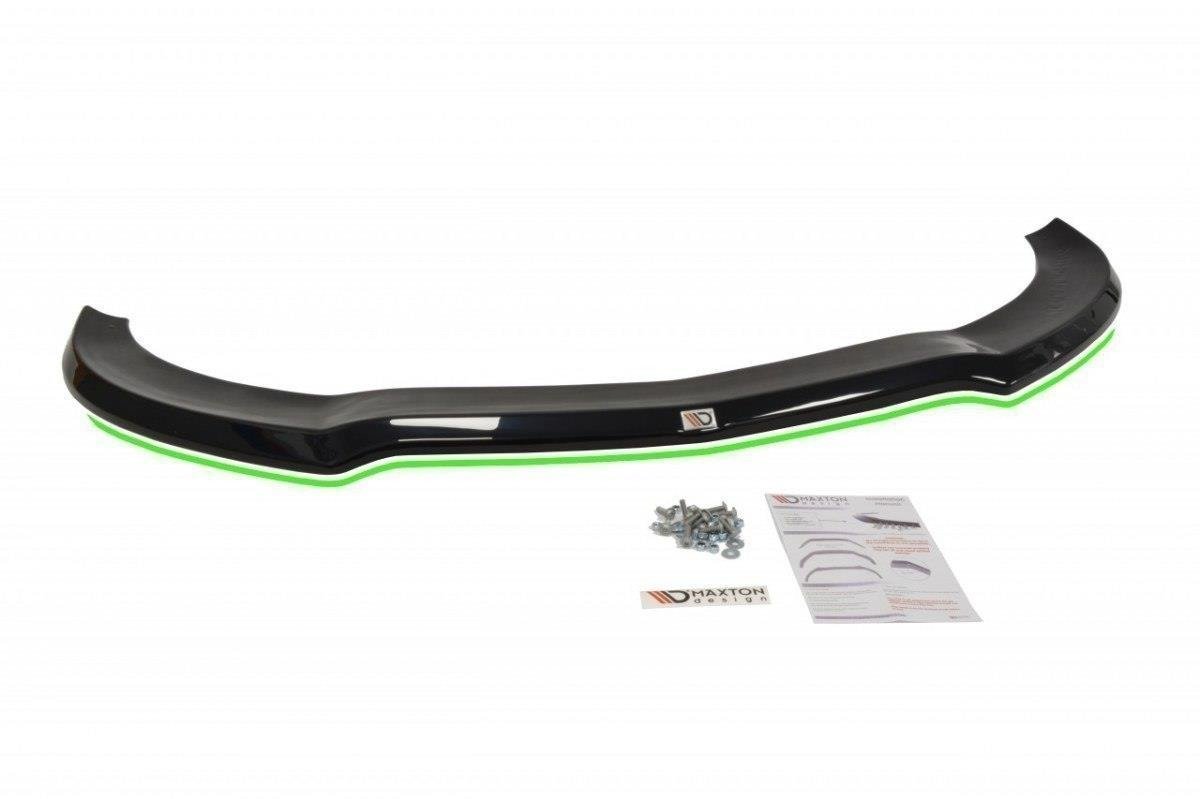 Street+ Spoilerlippe Front Ansatz V.1 passend für Mercedes CLA 45 AMG C117 vor FL schwarz Hochglanz