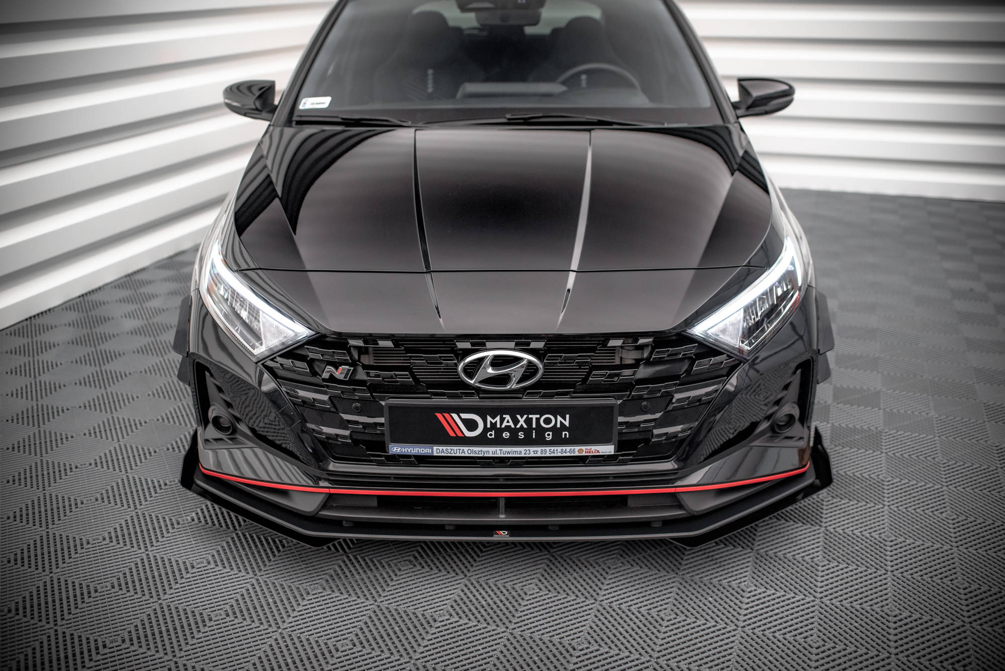 Stoßstangen Flaps Wings vorne Canards passend für Hyundai I20 N Mk3