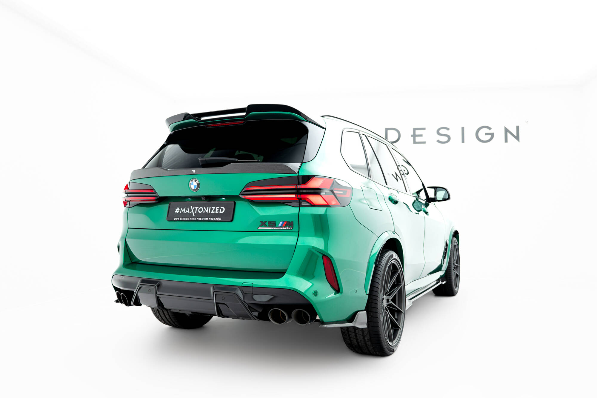Carbon Fiber Heck Ansatz Flaps passend für BMW X5 M F95 FL