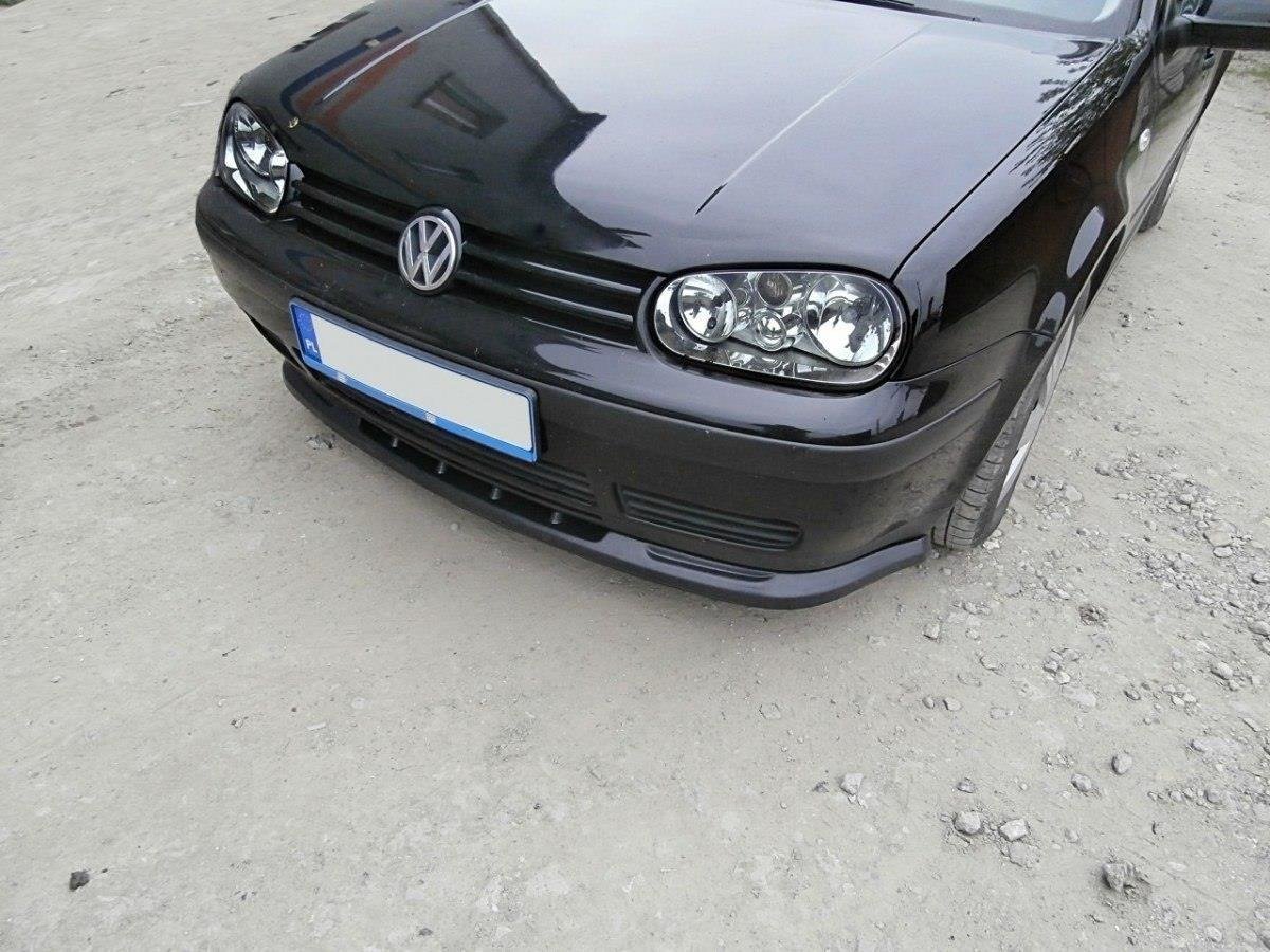 Street+ Spoilerlippe Front Ansatz passend für VW Golf 4 schwarz Hochglanz
