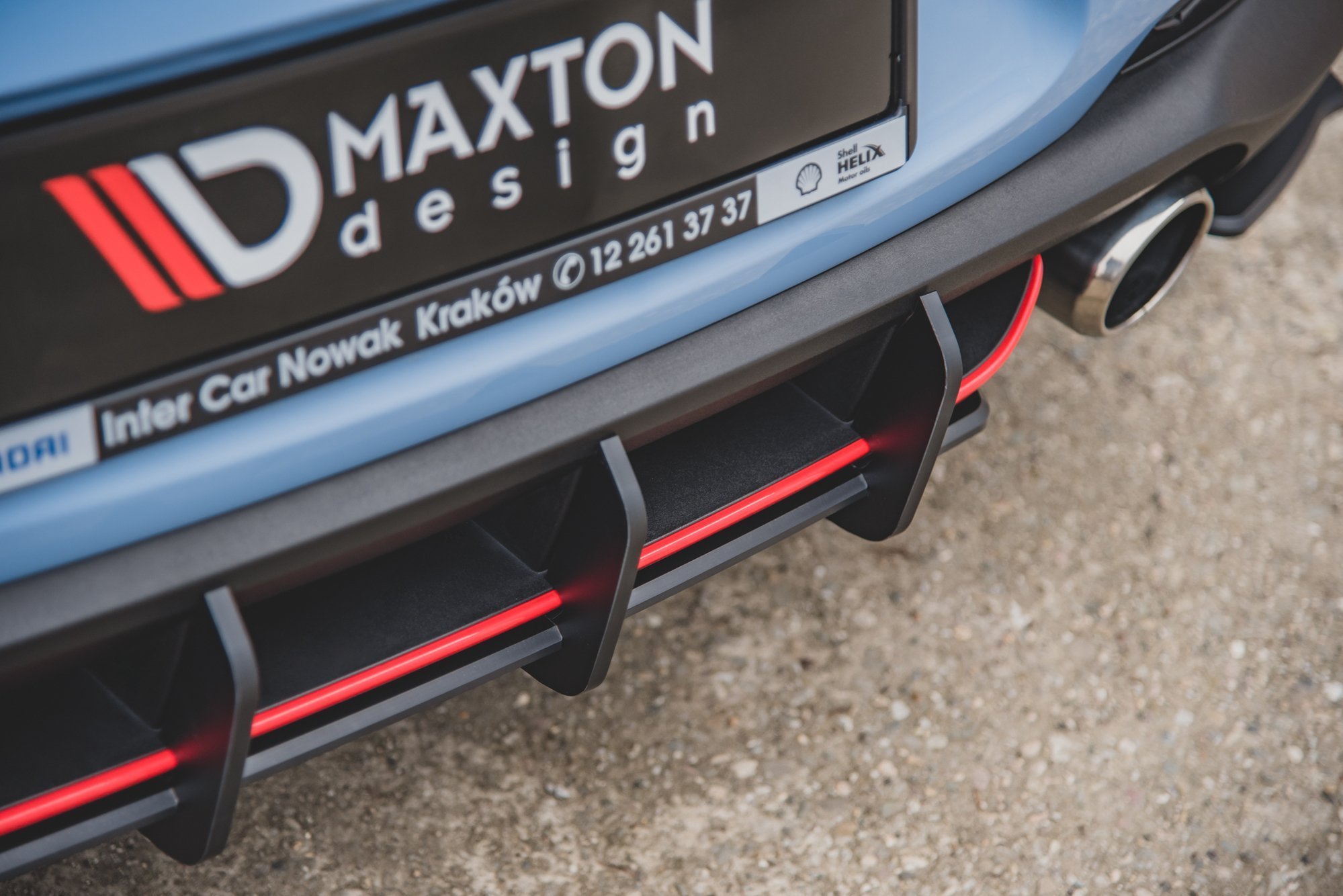 Robuste Racing Heckschürze V.1 für Hyundai I30 N Mk3 Hatchback