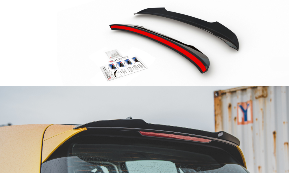 Spoiler CAP V.1 für VW Golf Mk8 Facelift schwarz Hochglanz