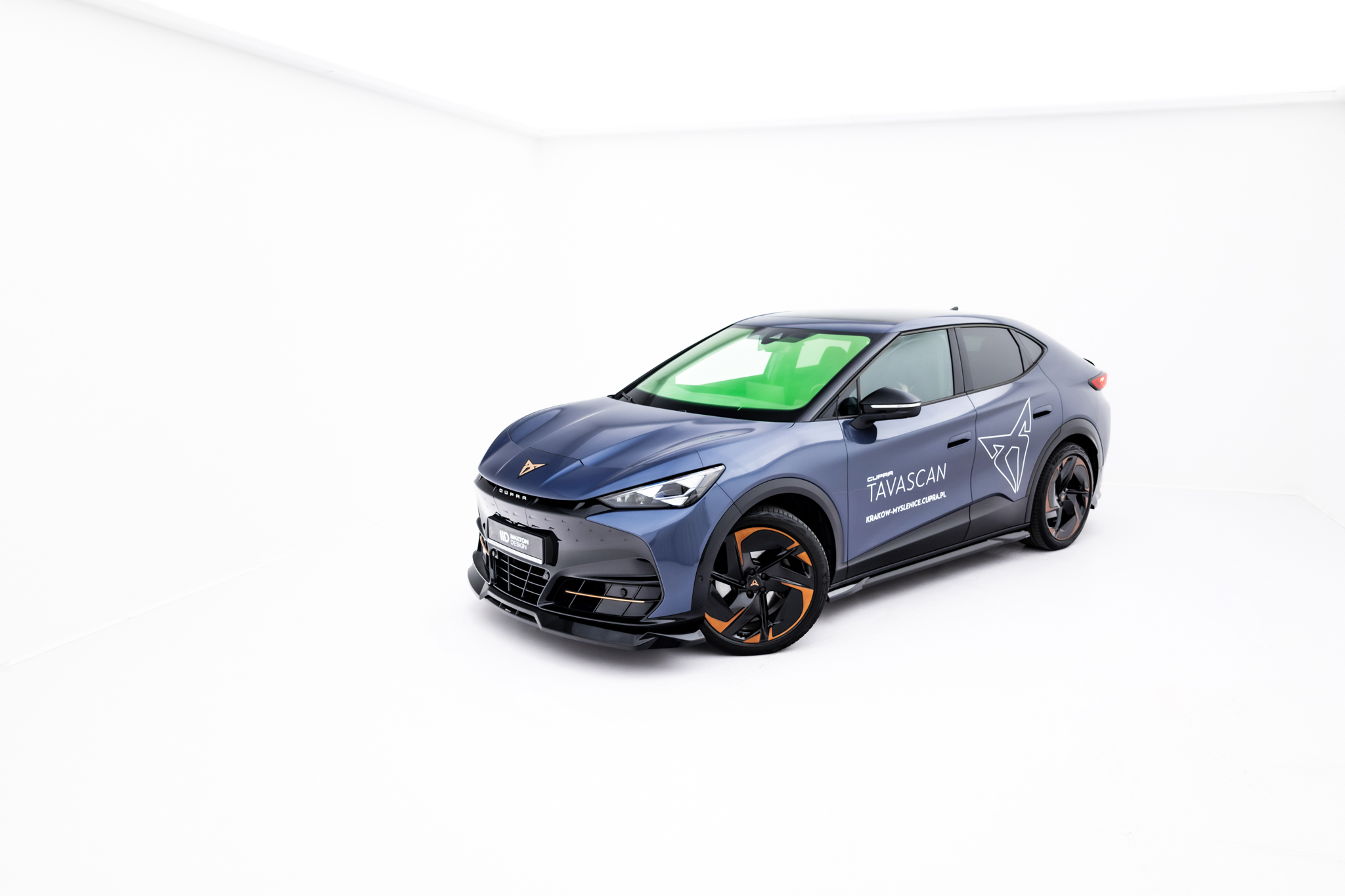 Frontlippe passend für CUPRA Tavascan Mk1 schwarz Hochglanz