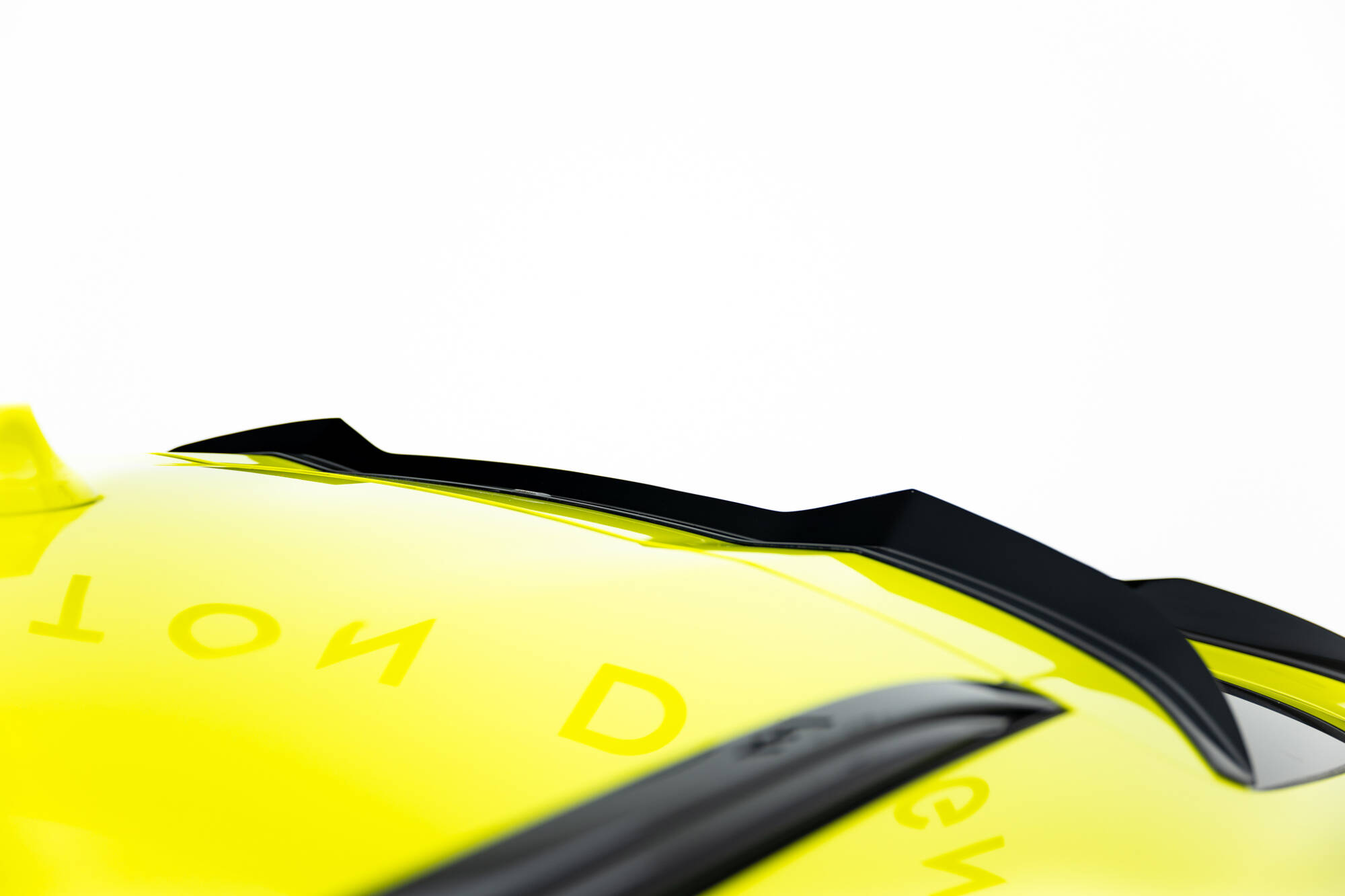 Oberer Heck Spoiler Aufsatz Abrisskante passend für BMW X4 M F98 FL schwarz Hochglanz