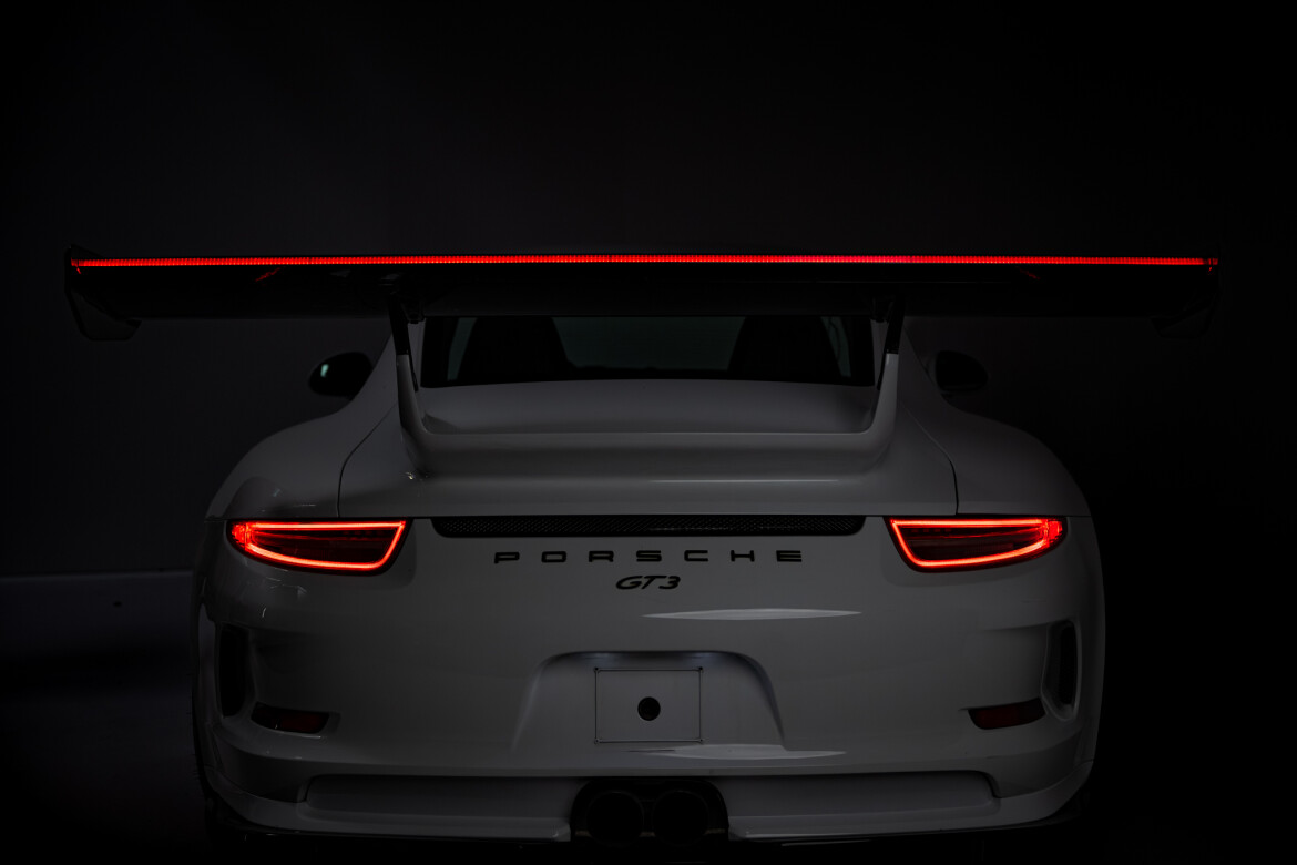 Carbon Spoiler V.2 + LED passend für Porsche 911 GT3 991