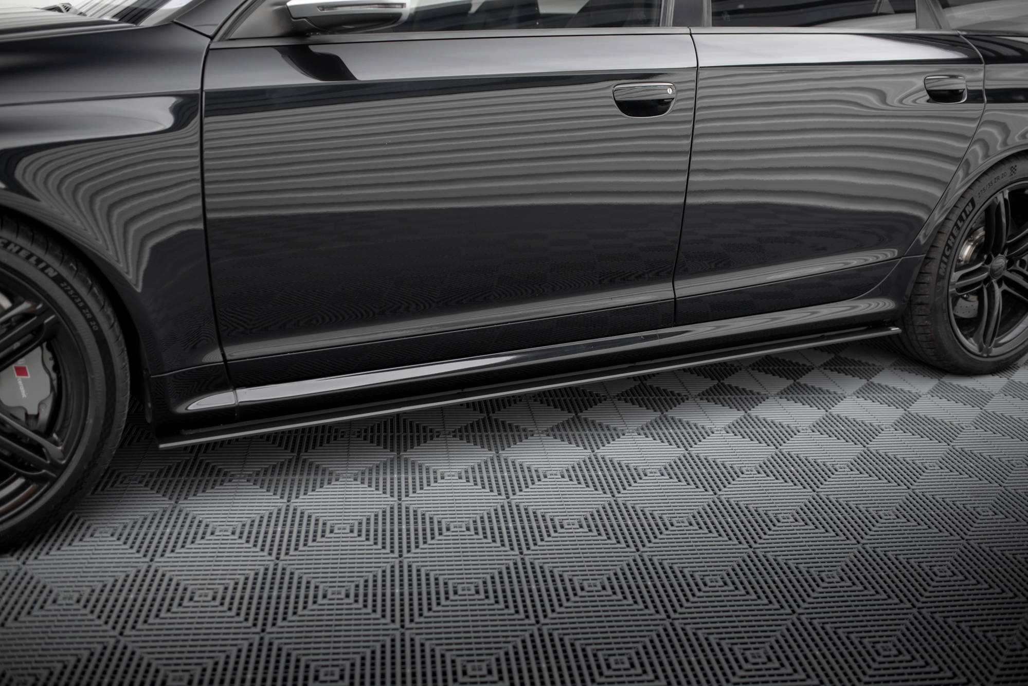 Street Pro Seitenschweller Leisten passend für Audi RS6 Avant C6