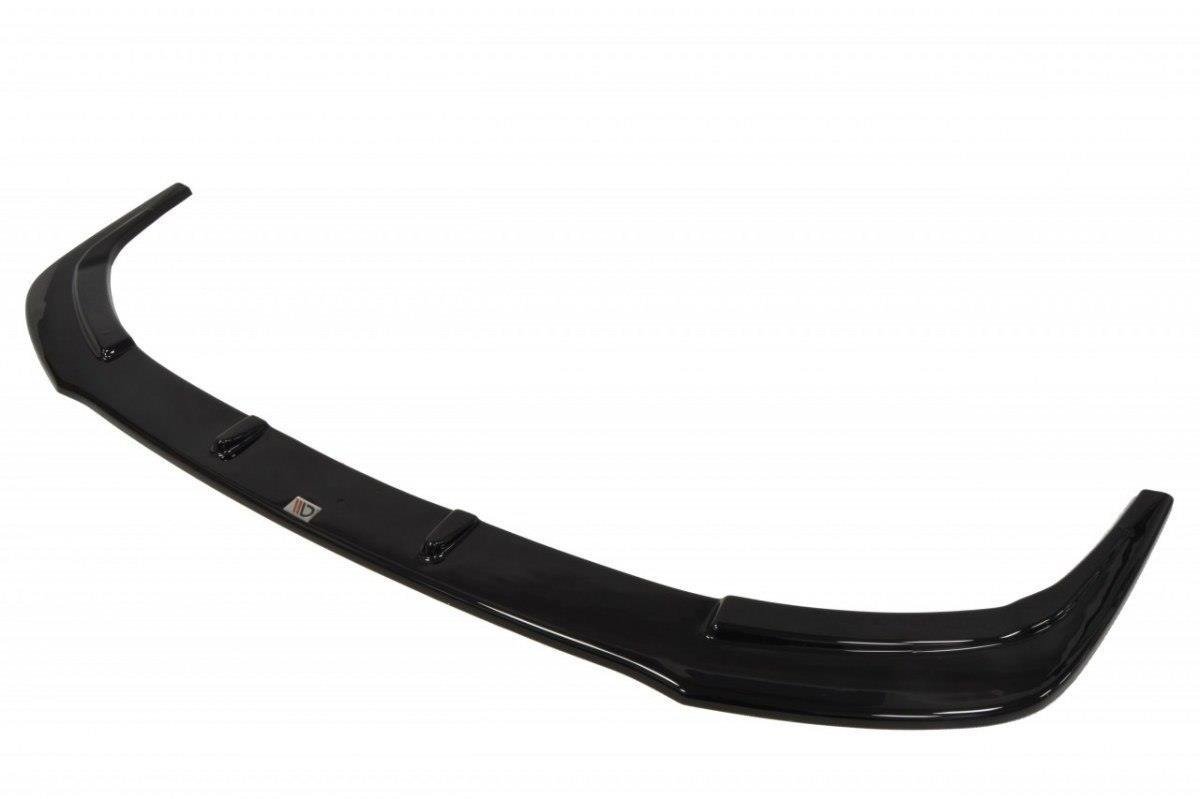 Street+ Spoilerlippe Front Ansatz V.1 passend für Mitsubishi Lancer Evo X schwarz Hochglanz