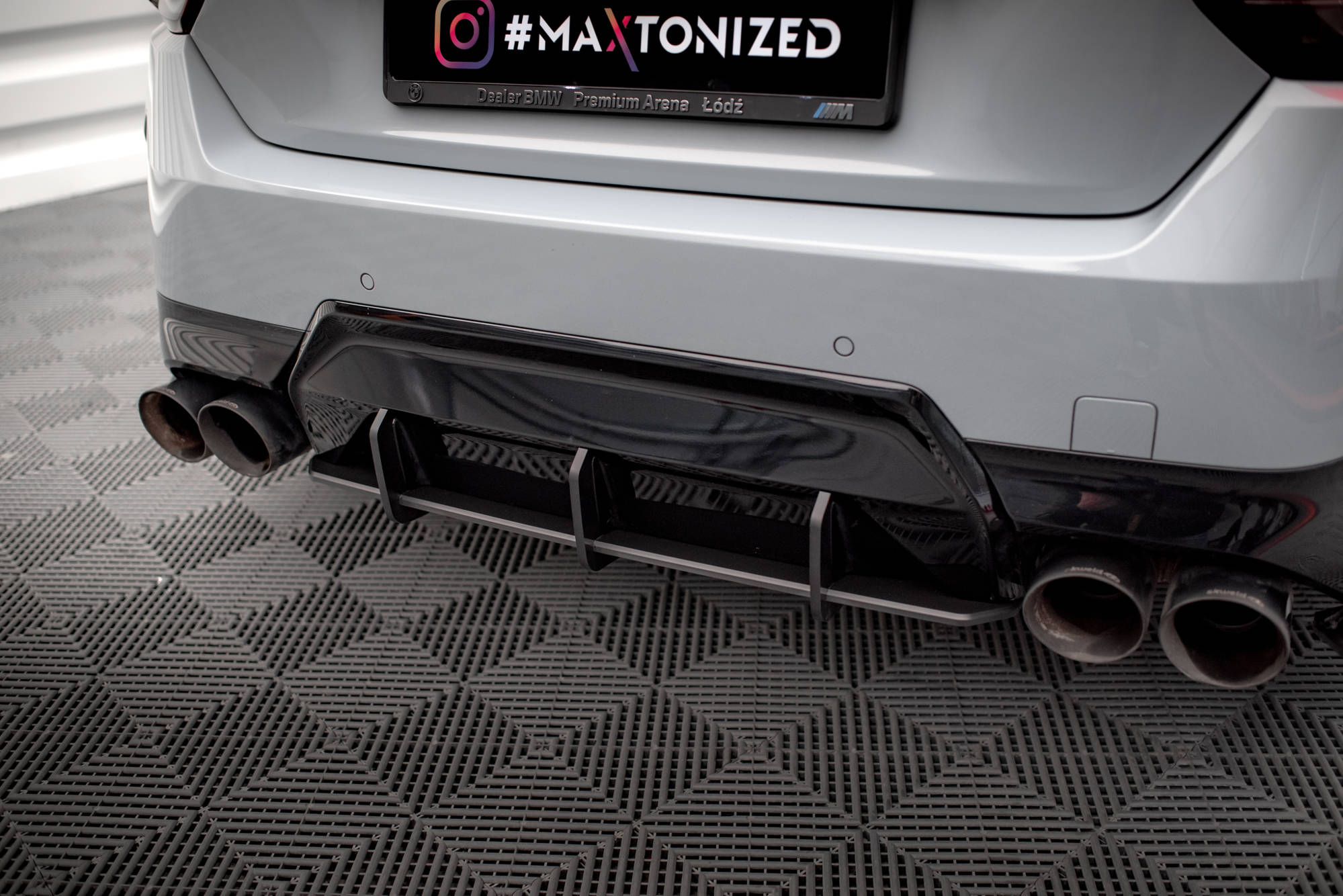 Street Pro Heckschürze Heck Ansatz Diffusor passend für BMW 2 Coupe M240i G42