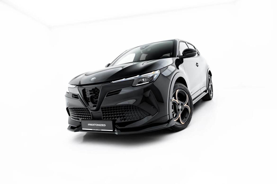 Diffusor Satz Alfa Romeo Junior Mk1 schwarz matt