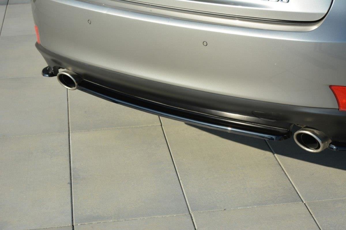 Heckansatz Lexus IS Mk3 T schwarz Hochglanz