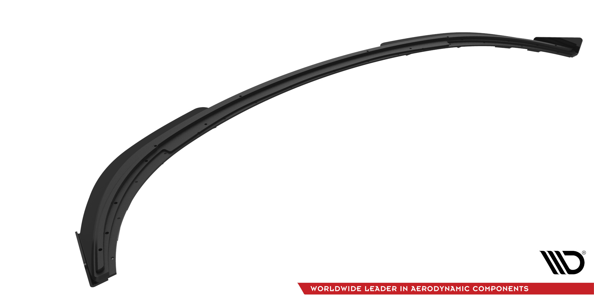 Street Pro Spoilerlippe Front Ansatz passend für Ford Fiesta ST Mk6 rot+ Hochglanz Flaps