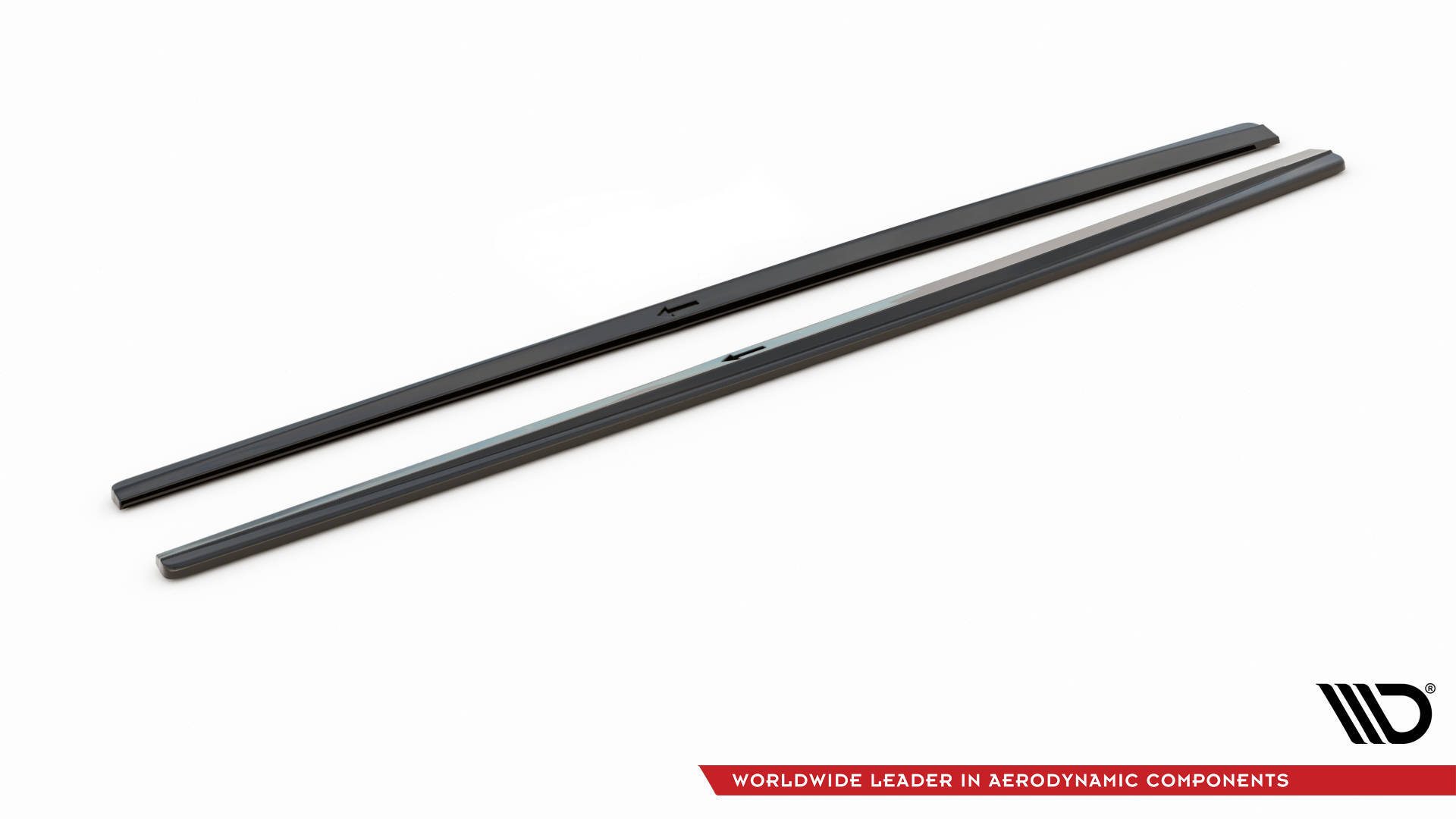 Seitenschweller Ansatz für V.1 für Audi S3 / A3 S-Line 8V / 8V FL Limousine schwarz Hochglanz