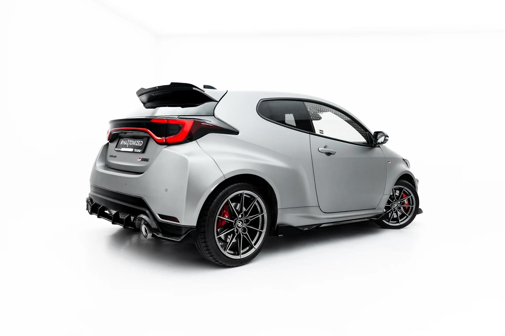 Seitenschweller Ansatz Paar V.2 passend für Toyota GR Yaris Mk4 Facelift schwarz Hochglanz