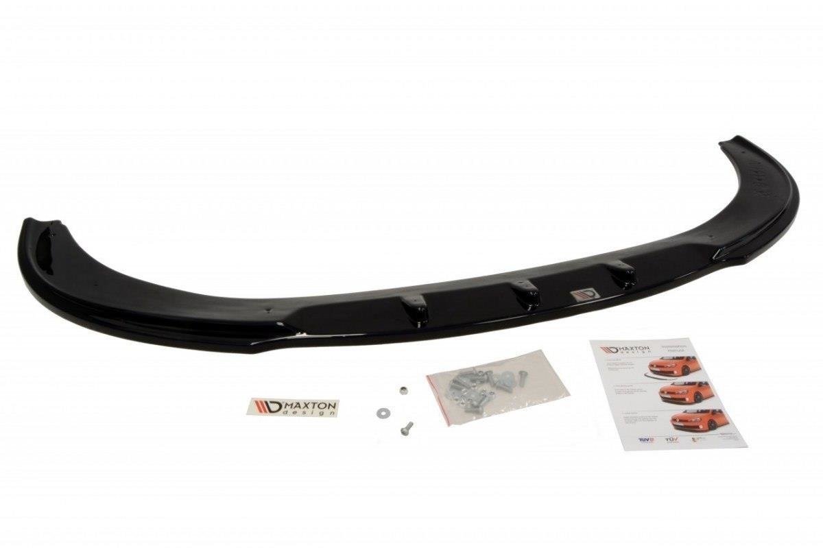 Street+ Spoilerlippe Front Ansatz passend für Seat Ibiza IV FR 6J vor FL schwarz Hochglanz