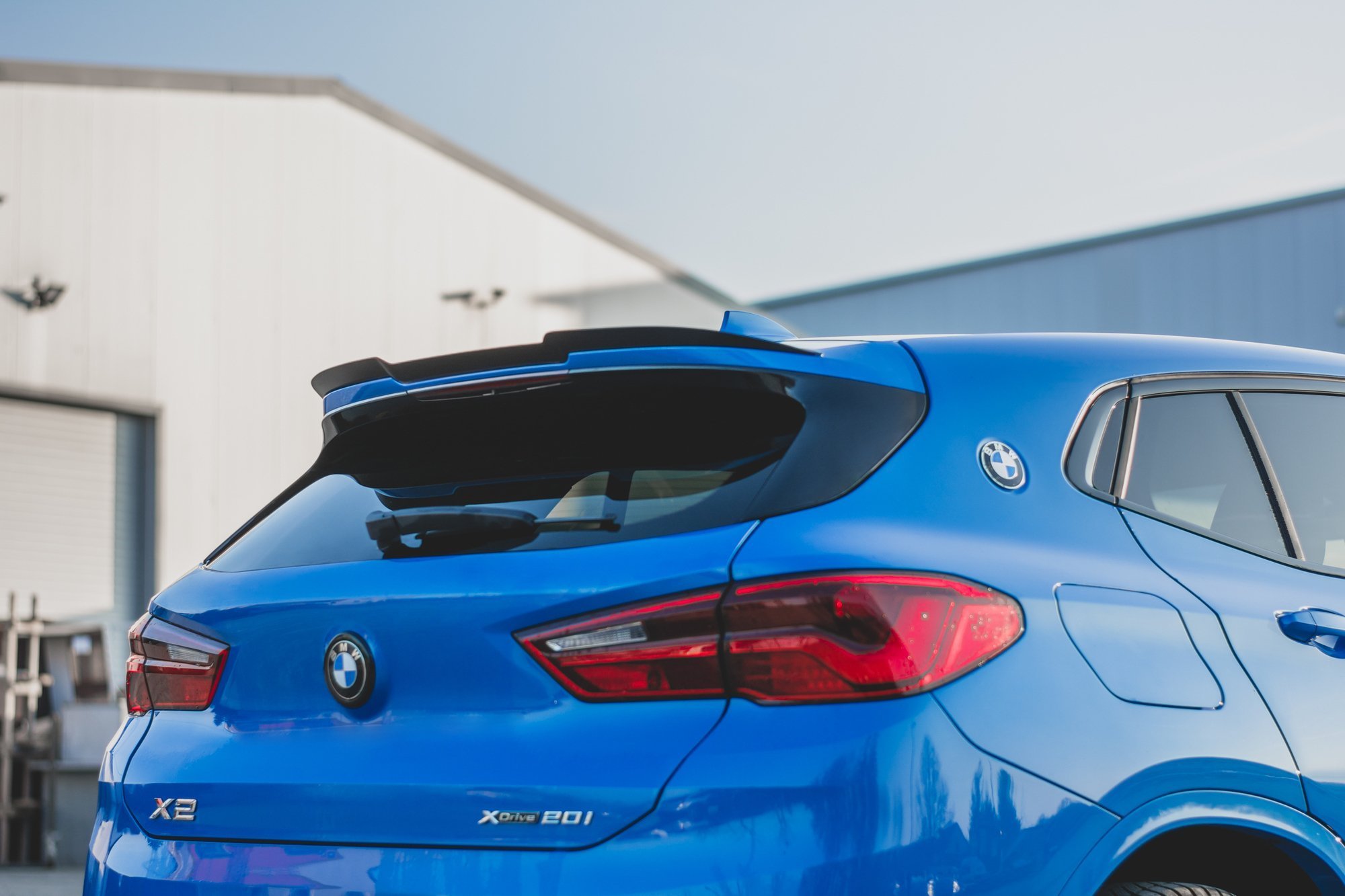 Spoiler CAP für BMW X2 F39 M-Paket schwarz Hochglanz