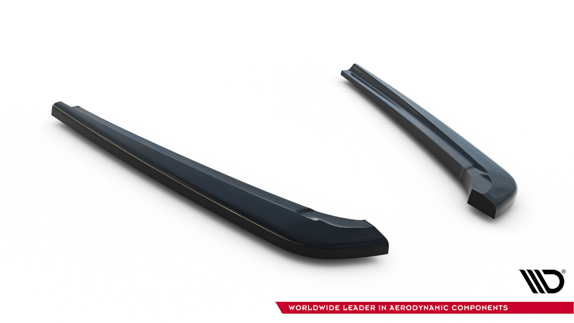 Heck Ansatz Flaps Diffusor V.3 für Mercedes-Benz V-Klasse AMG-Line W447 Facelift schwarz Hochglanz