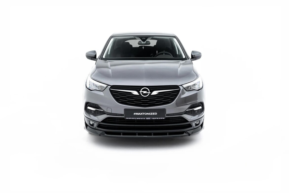 Frontlippe passend für Opel Grandland Mk1 schwarz Hochglanz