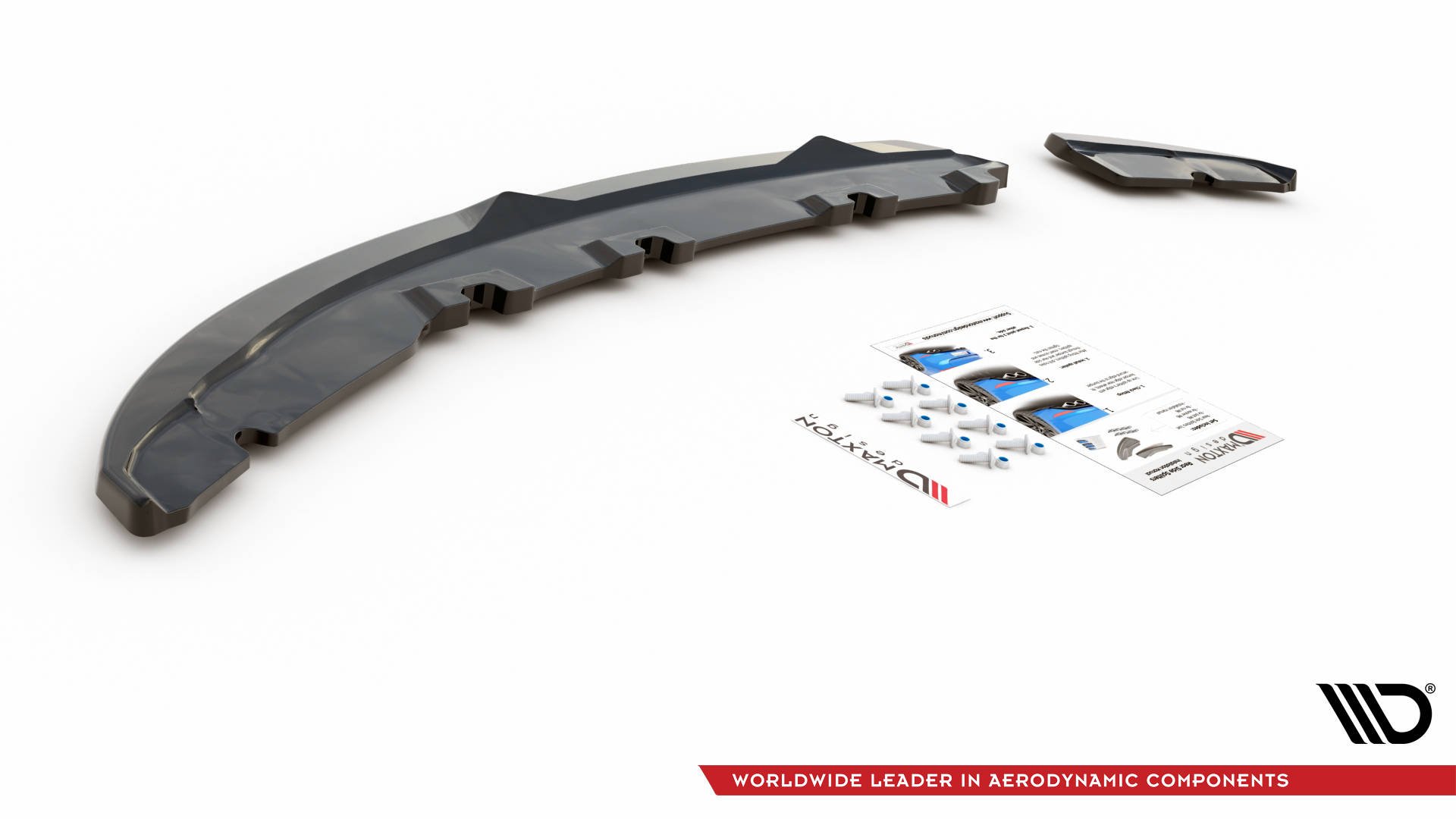 Street+ Heck Ansatz Flaps V.1 passend für Alfa Romeo Giulietta schwarz Hochglanz