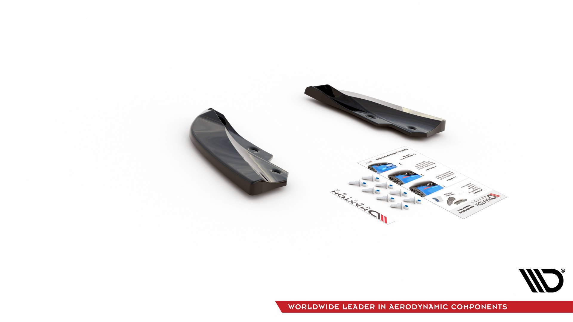 Diffusor Flaps V.1 passend für CUPRA Formentor VZ Mk1 / Mk1 FL schwarz Hochglanz