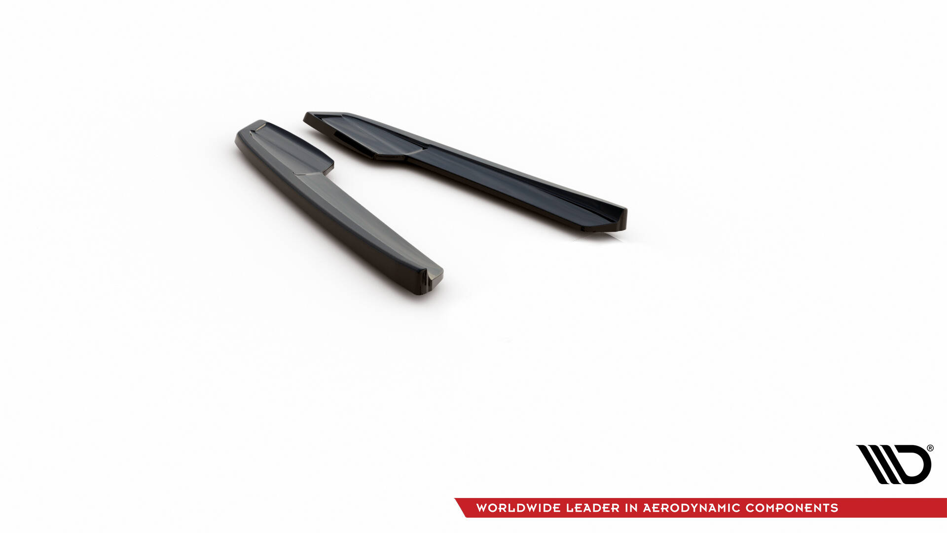 Heck Ansatz Flaps Diffusor V.1 für Audi RS6 C8 / C8 Facelift schwarz Hochglanz