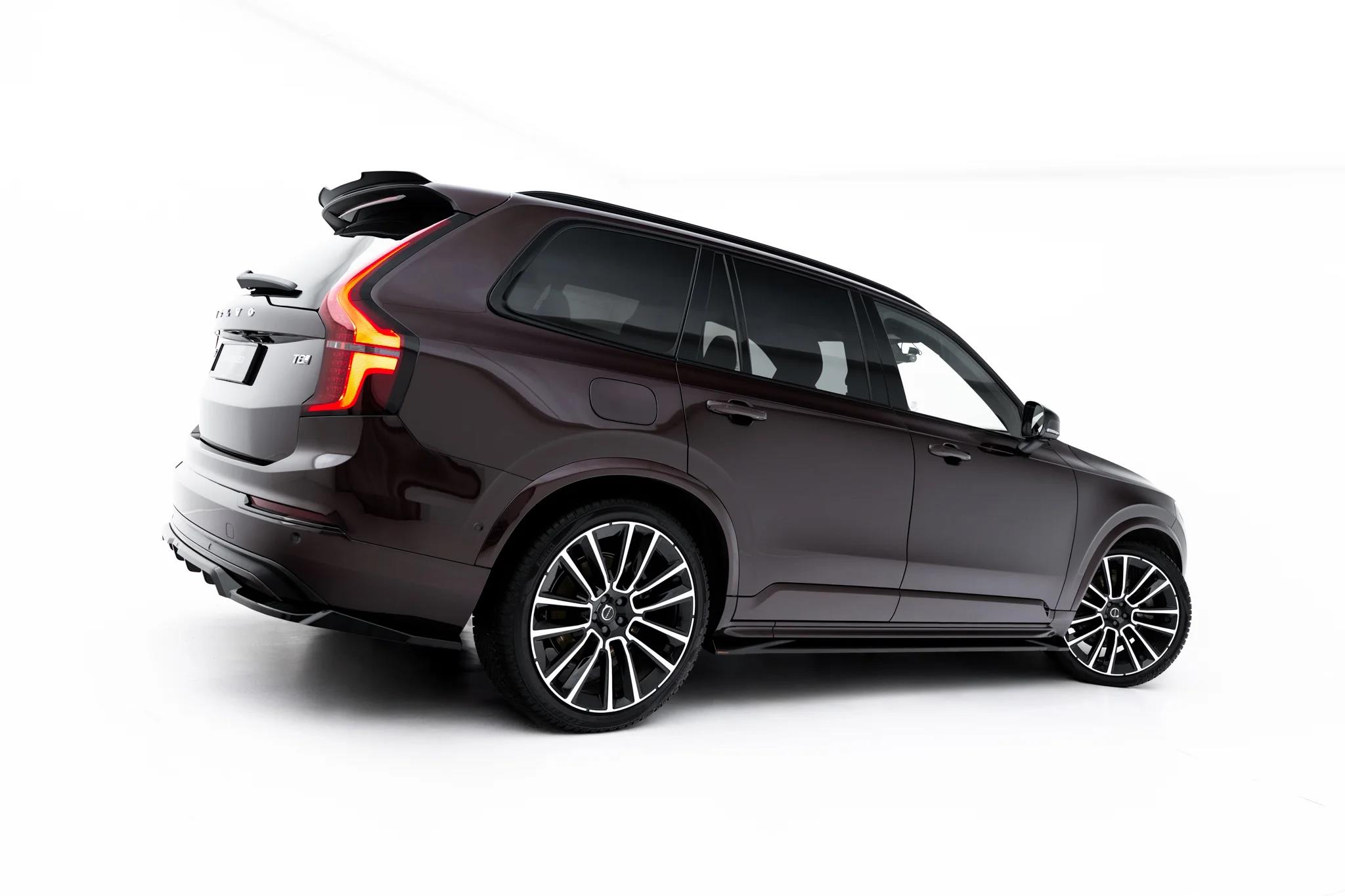 Street+ Seitenschweller Leisten passend für Volvo XC90 Mk2 Facelift 2 schwarz Hochglanz