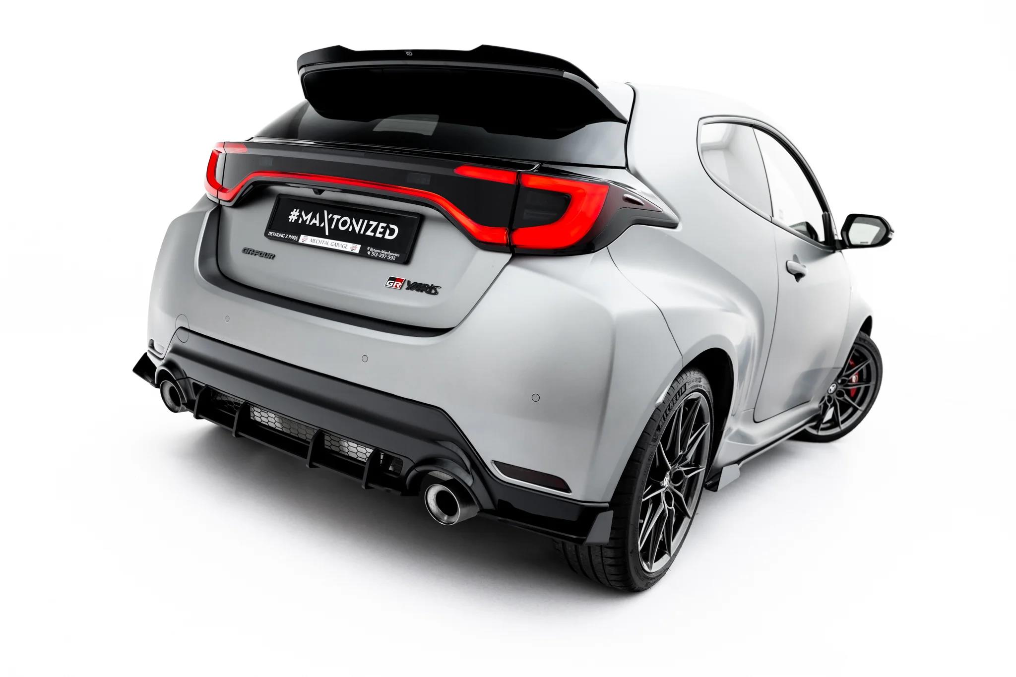Heckansatz Diffusor passend für Toyota GR Yaris Mk4 Facelift schwarz matt