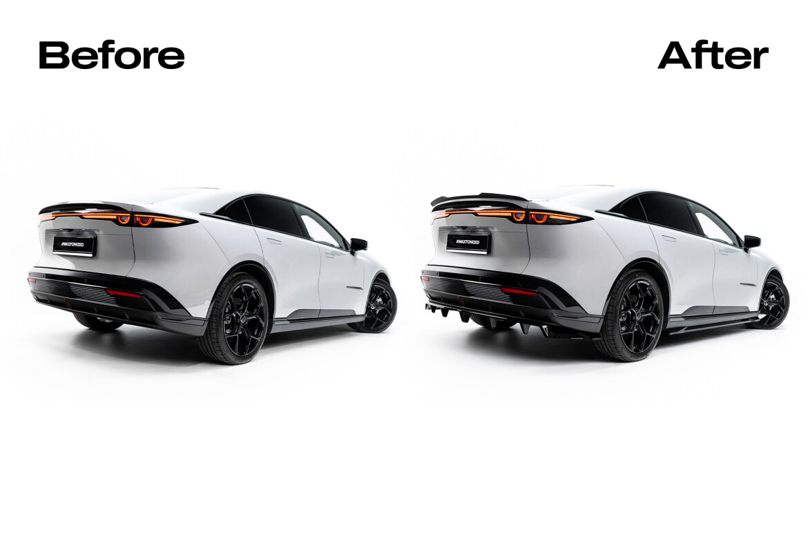 Heckspoiler Lippe passend passend für Mazda 6e Mk1 schwarz Hochglanz