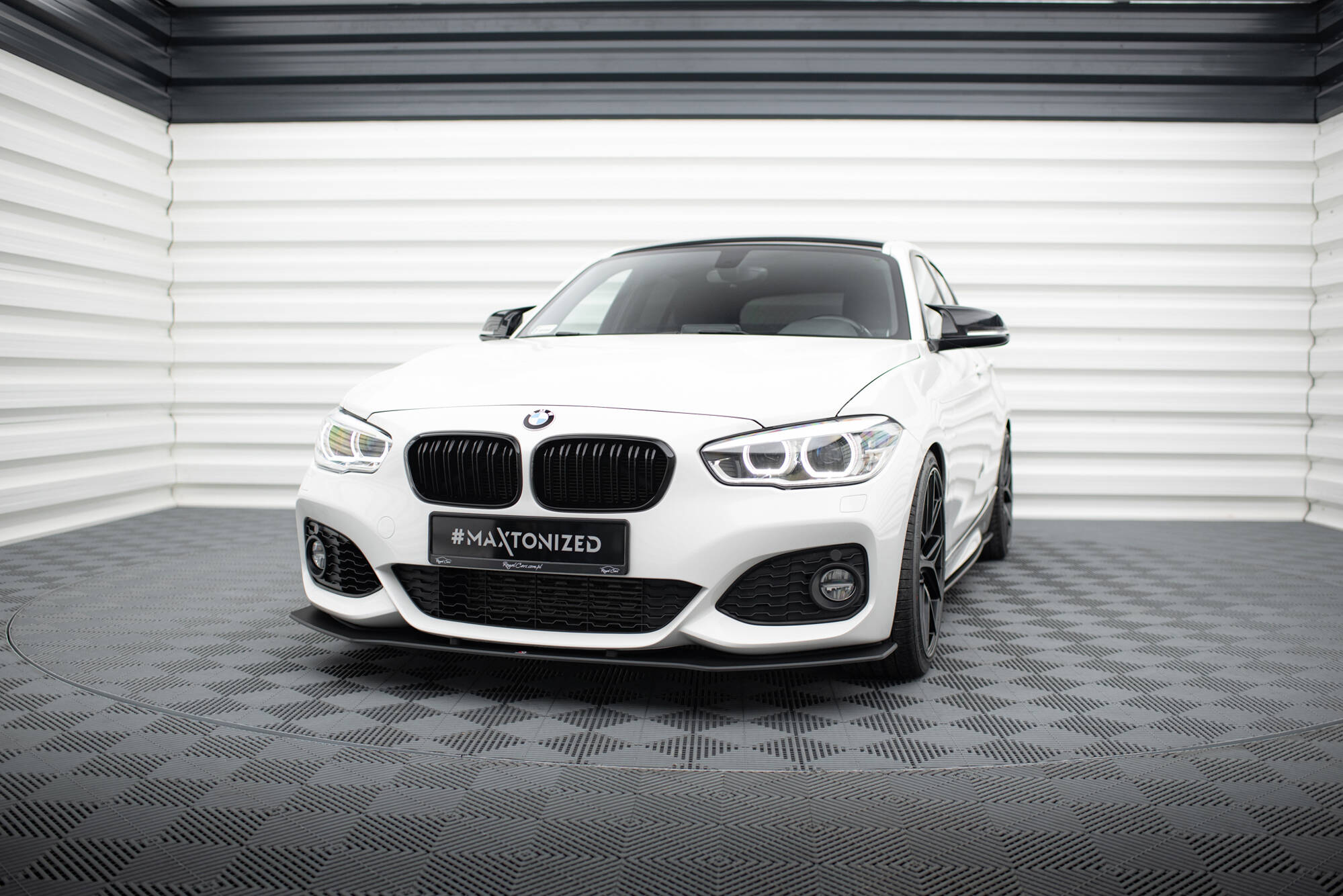 Street Pro Spoilerlippe Front Ansatz V.3 passend für BMW 1er F20 M-Paket FL / M140i