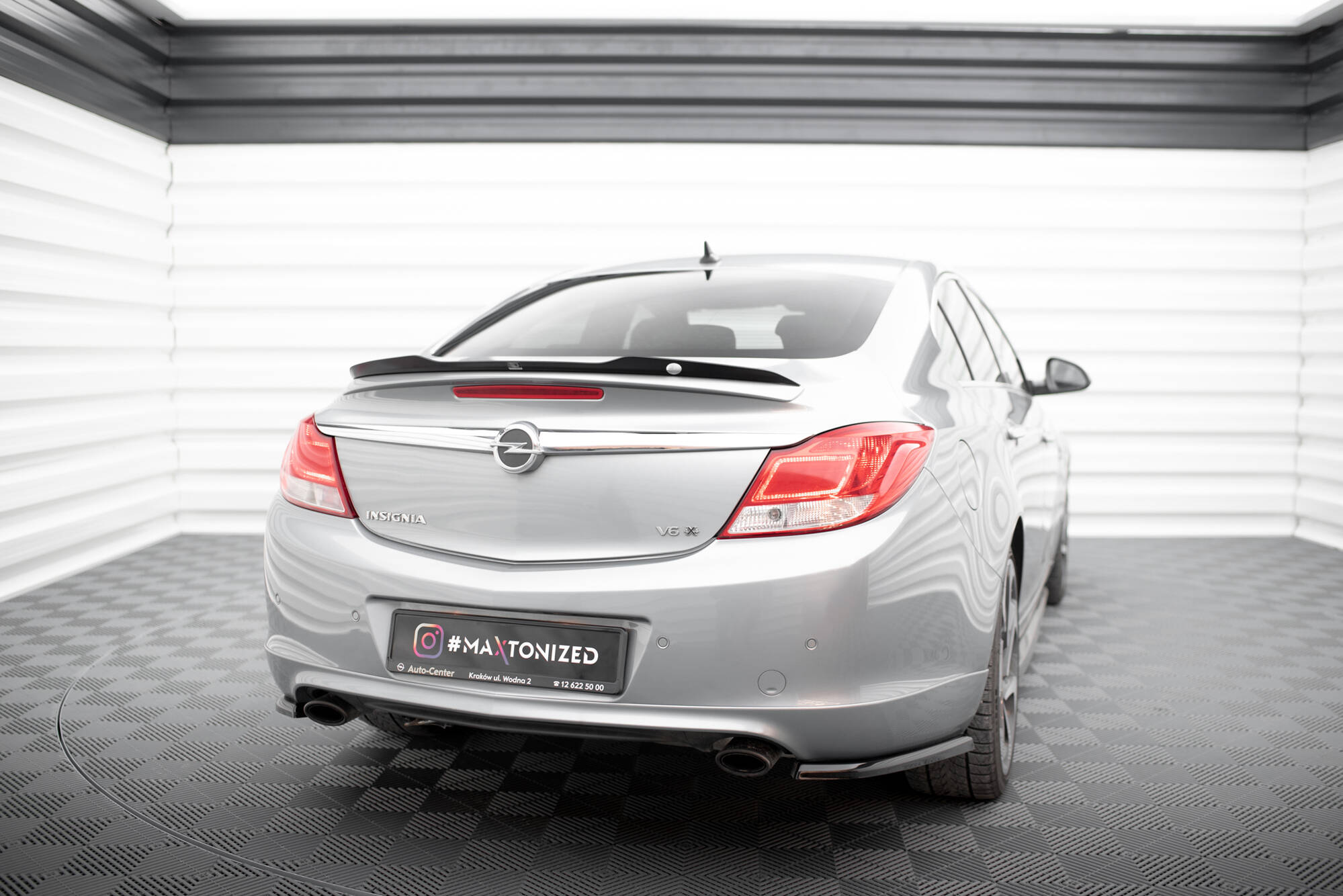 Heck Spoiler Aufsatz Abrisskante passend für Opel Insignia OPC-Line Mk1 schwarz Hochglanz