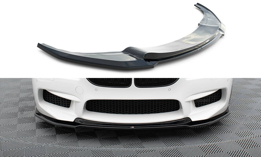 Front Ansatz V.2 für BMW M6 Gran Coupe / Coupe / Cabriolet F06 / F13 / F12 schwarz Hochglanz