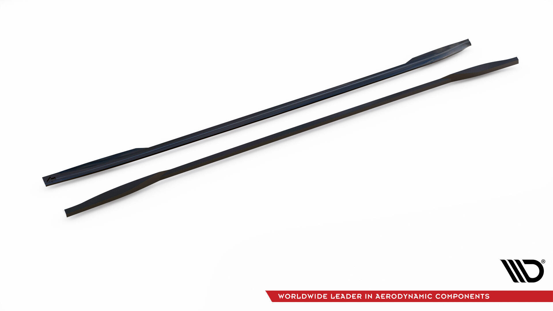 Seitenschweller Ansatz Paar V.2 passend für Tesla Model 3 Performance Mk1 FL schwarz Hochglanz